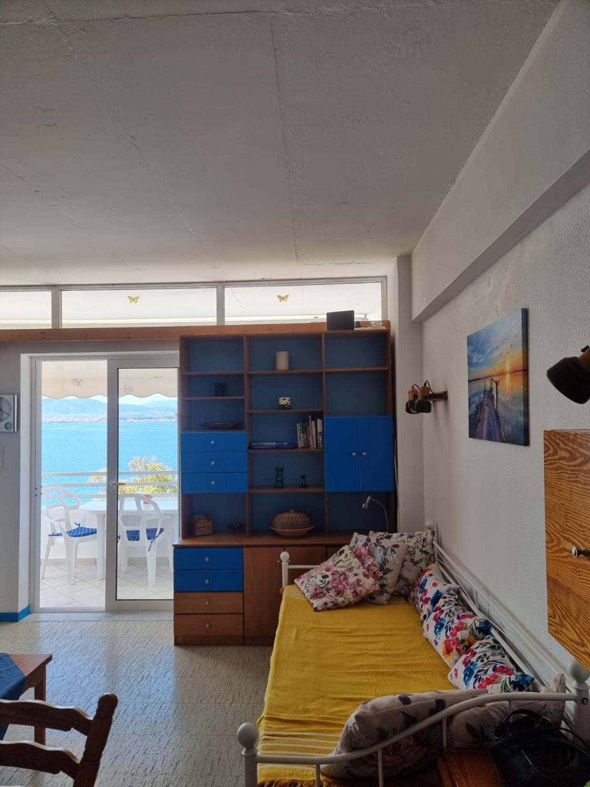 Atlas Apartment With Private Beach And Seaview Blue Лутракі Екстер'єр фото
